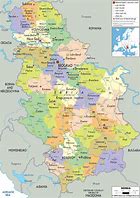 Image result for Map of Serbia with Cities