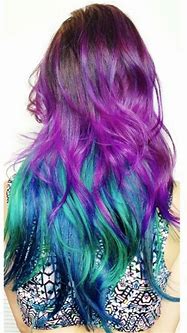 Image result for Purple to Green Ombre