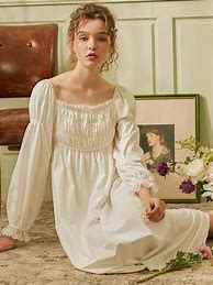 Image result for Cotton Nightgowns Victorian