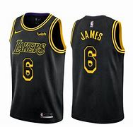 Image result for LeBron James Black Jersey