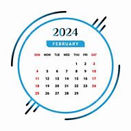 Image result for Mini Black and White Monthly Calendar 2024