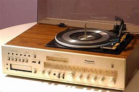 Image result for Vintage Stereo Record Player Panasonic
