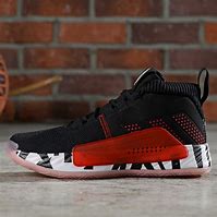 Image result for Dame 5 Red Black and White