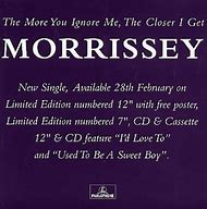 Image result for Morrissey the More You Ignore Me