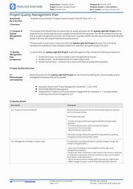 Image result for Site-Specific Quality Plan Template