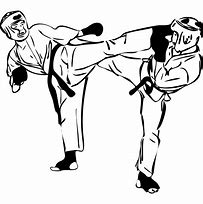 Image result for Drawing of Animal Do Martial Arts in Black and White