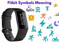 Image result for Symbols On Fitbit Inspire 2