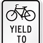 Image result for Yield to Pedestrian Sign