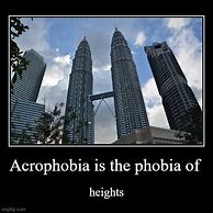 Image result for Acrophobia Meme