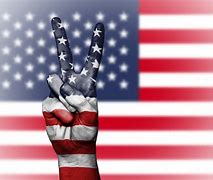 Image result for American Flag Peace Symbol