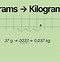 Image result for Grams to Kilograms