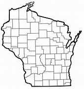 Image result for Wisconsin County Map Outline