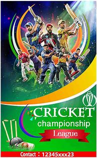 Image result for Poster for Cricket Tournament