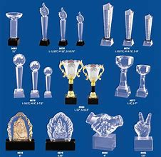 Image result for Trophies Gold Crystal