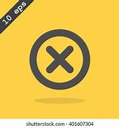Image result for Wrong Icon Black