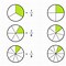 Image result for Fractions Pie Chart 2 3