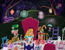 Image result for Alice in Wonderland Mad Hatter Tea Party SVG