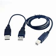 Image result for Dual USB Printer Cable