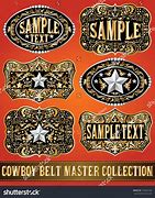 Image result for Cowboy Belt Buckle SVG