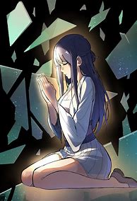 Image result for Girl Praying Anime at a Shrine