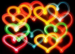 Image result for Neon Heart Background