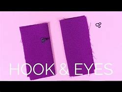 Image result for How to Sew Hook and Eye Closures