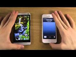 Image result for HTC One vs iPhone 5