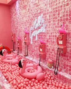 Pretty in pink #pink #love #decor #cute #party | Pink aesthetic, Pink room, Aesthetic colors