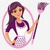 Image result for Women Cleaning Cartoon