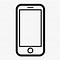 Image result for Black iPhone On White Screen Cartoon