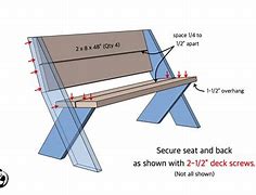 Image result for Bench Dimensions Plans