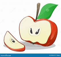 Image result for Slice of Apple Cartoon