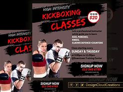 Image result for Kickboxing Flyer