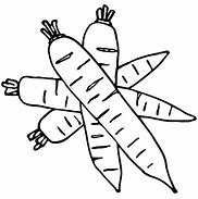 Image result for Carrot Cartoon Black and White