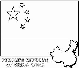 Image result for China Flag Coloring