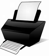 Image result for Office Printer Clip Art Black and White