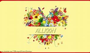 Image result for The Word Allison