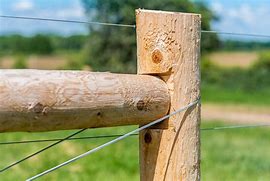 Image result for Post and Wire Fence