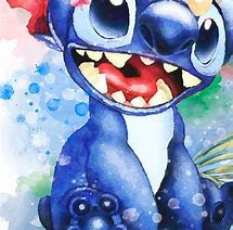 Image result for Stitch Watercolor Image