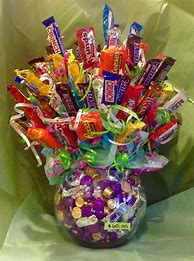 Image result for Anniversary Candy Bouquet
