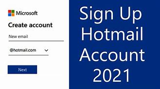 Image result for Hotmail Sign Up Create Account