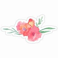 Image result for Watercolor Flower Stickers