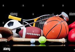 Image result for Sports Equipment On Black Background