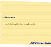 Image result for colmadura