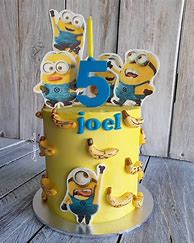 Image result for Minion Themed Birthday Cake