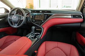 Image result for 2018 Toyota Camry XSE V6 Pit Red Interior