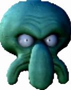 Image result for Squidward Face PNG