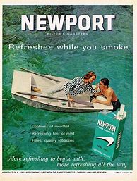 Image result for Newport Cigarette Ad