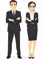 Image result for Businessman and Woman Clipart
