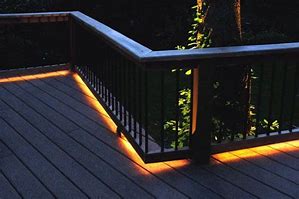 Image result for Deck Rail Lighting